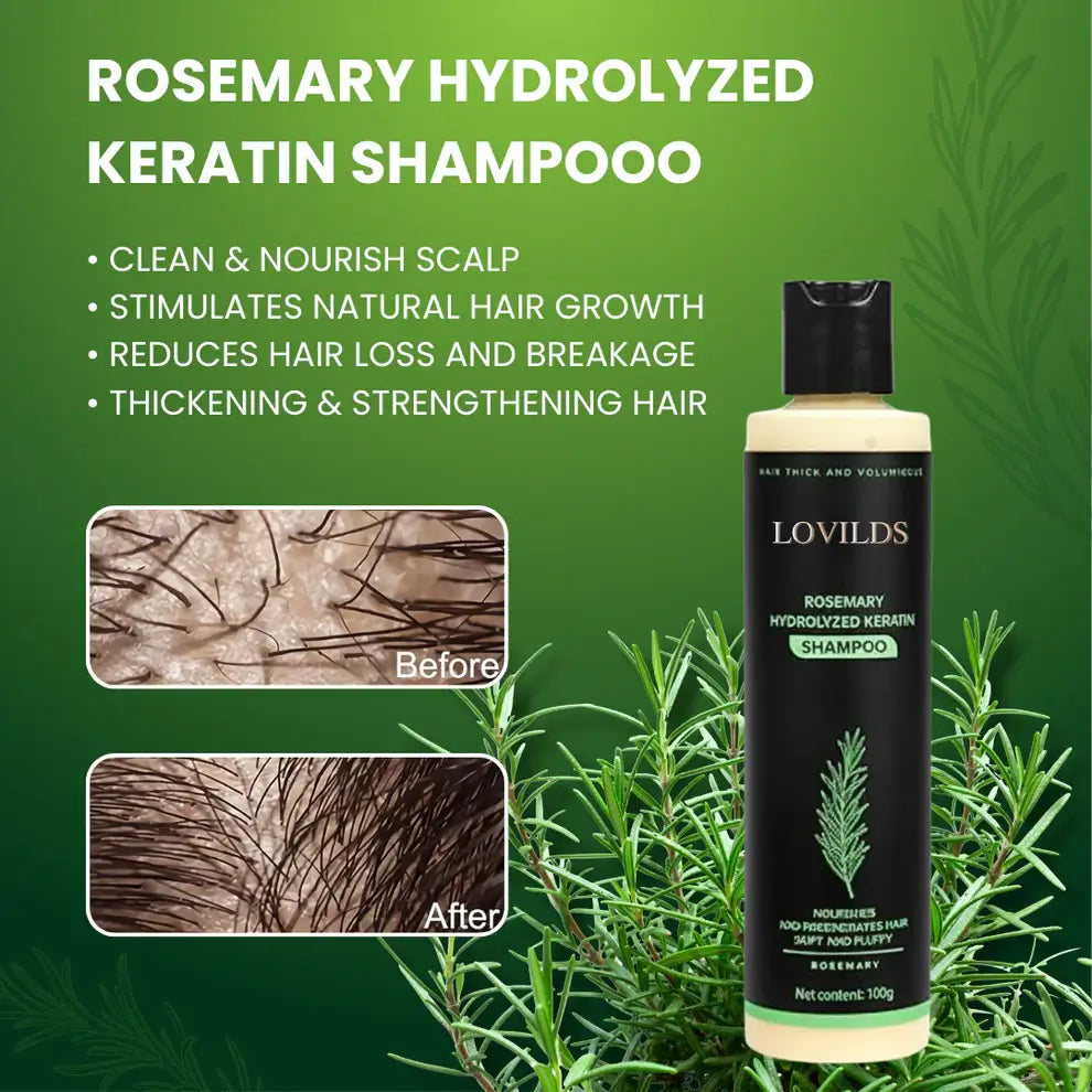 Rosemary Hydrolyzed Keratin Shampoo